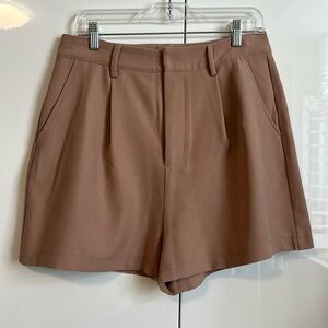 7 For All Mankind Brown Taupe Women's Dressy Bermudas, Size 10